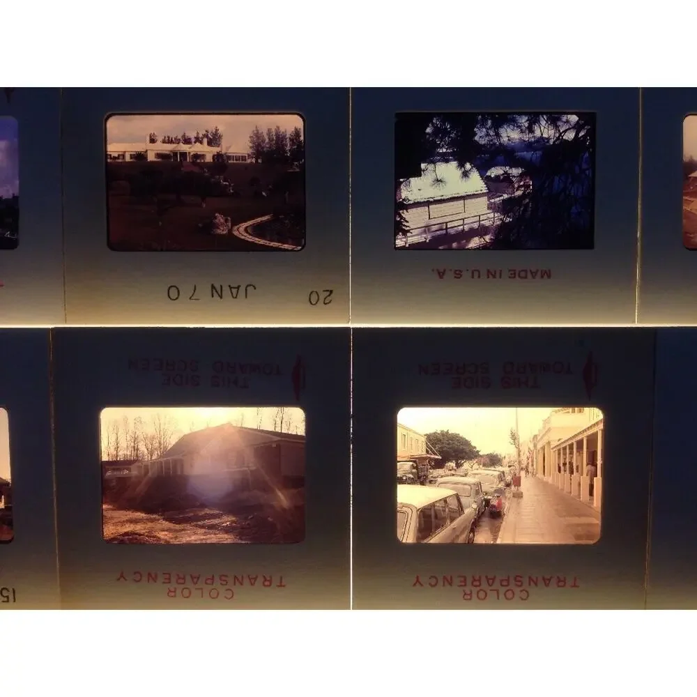 Lot 58 Vintage 60s Housing Development Architecture Buildings Photo Color Slides